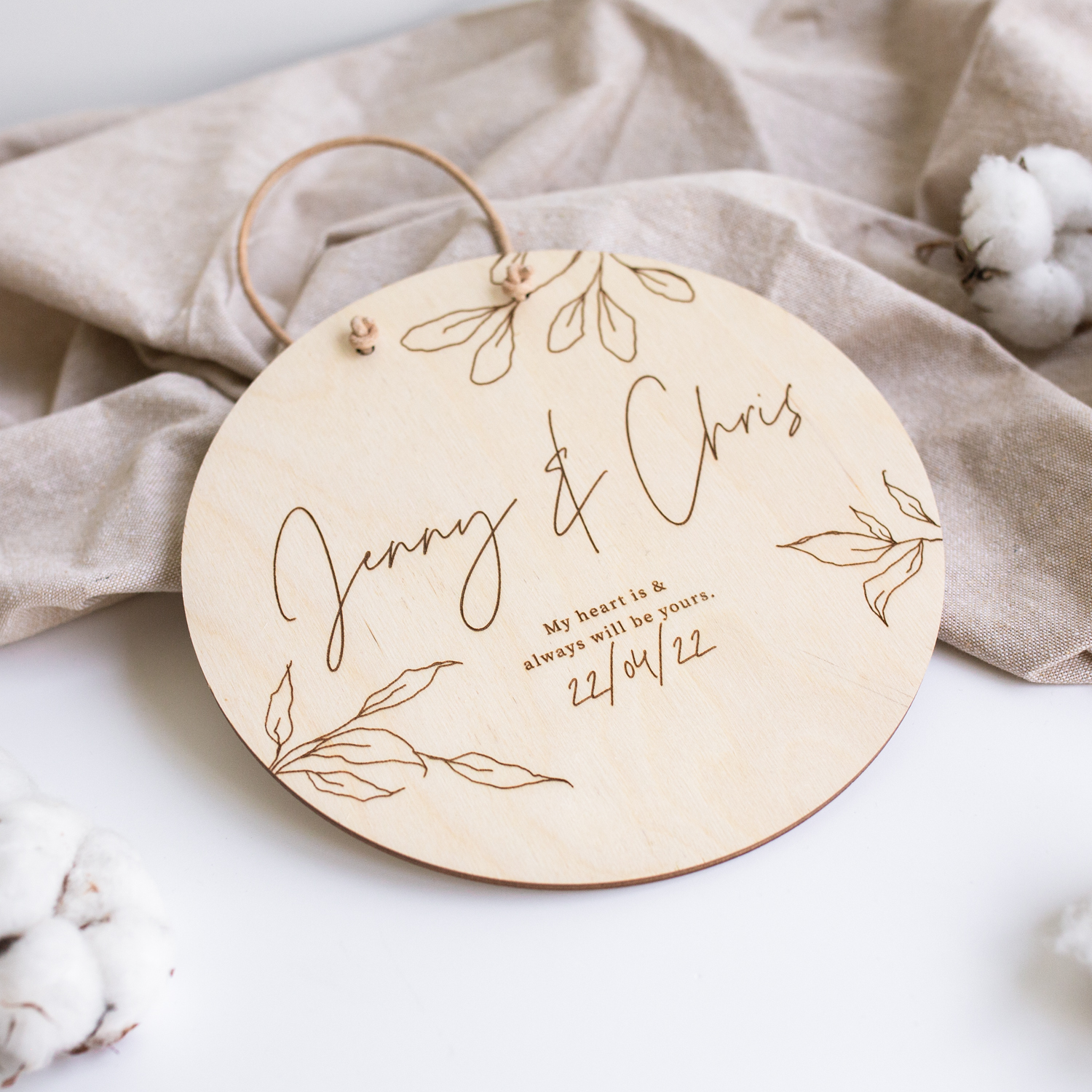 Natural Elegance – Holzschild – Bild 4