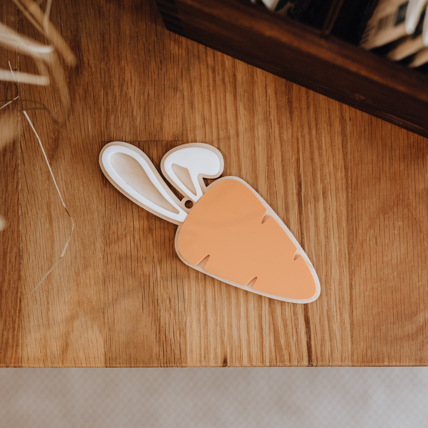 Anhänger für Ostern – Möhre mit Hasenohren – Bild 3