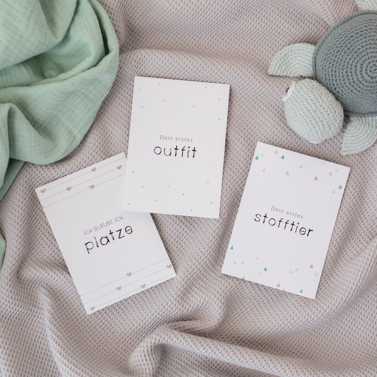 Babyglück – Meilensteinkarten Schwangerschaft – Bild 5