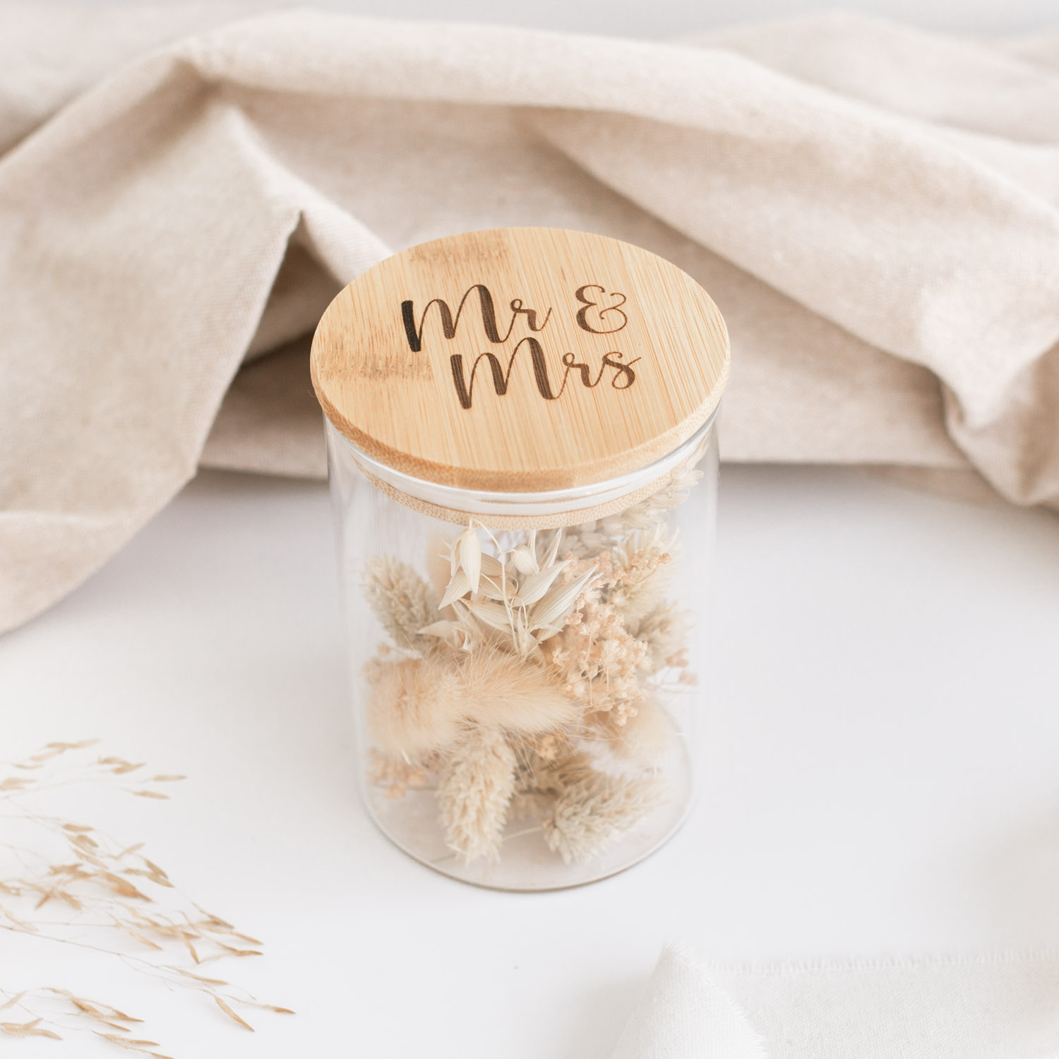 Mr & Mrs – Vorratsglas