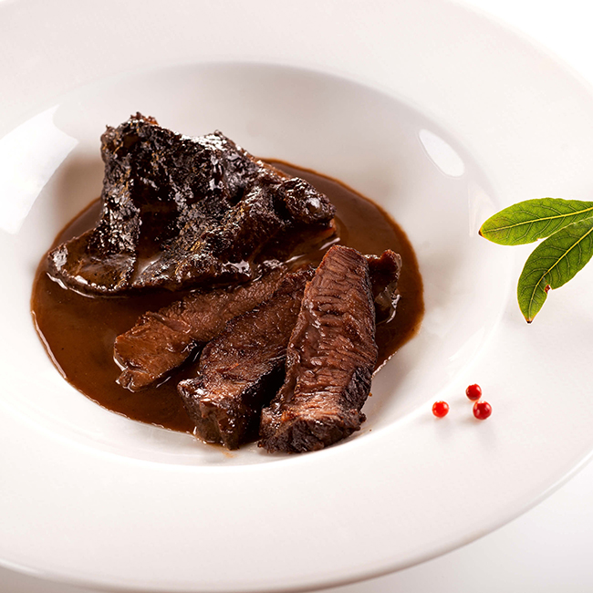 Saftige Rinderbacken